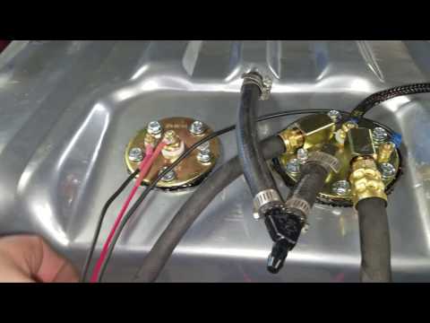 1970 Challenger Fuel/Gas tank removal and replace. EFI intank Fuel pump.