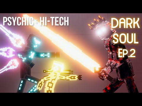 Psychic Soldier & Hi-Tech Soldier vs Dark Soul Boss #Ep.2 End - People Playground 1.20