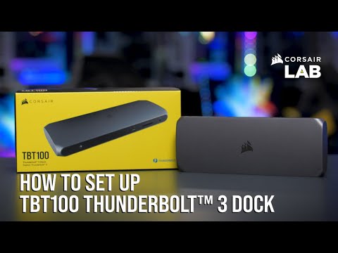Corsair TBT100 Thunderbolt^a¢ 3 dokas video