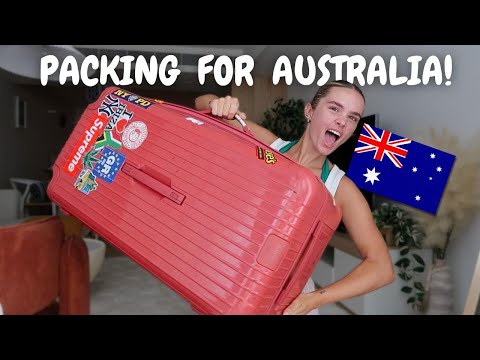 Pack and prep with me for a MONTH in Australia!!!