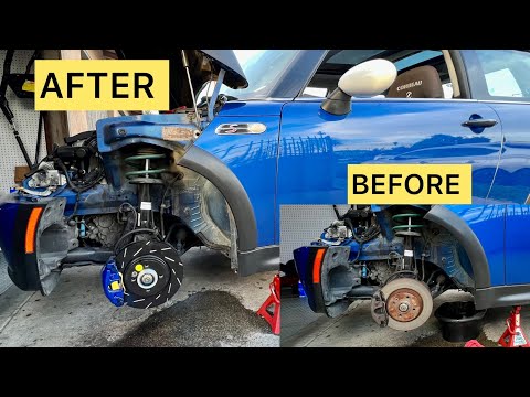 Mini Cooper S R53 Front brakes upgrade