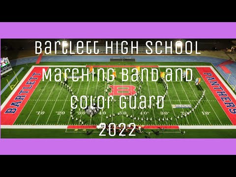 Bartlett High School Marching Band and Color Guard 2022  | Community Performance | FROM THE STANDS