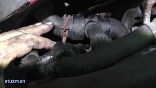 Ford Escape, Removal of Coolant Pipes, Distribution Housing, Thermostat Housing and Hoses - Part 1