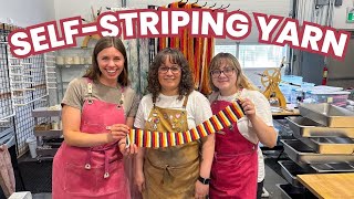 How Self-Striping Yarn is Made w/ Polka Dot Creek
