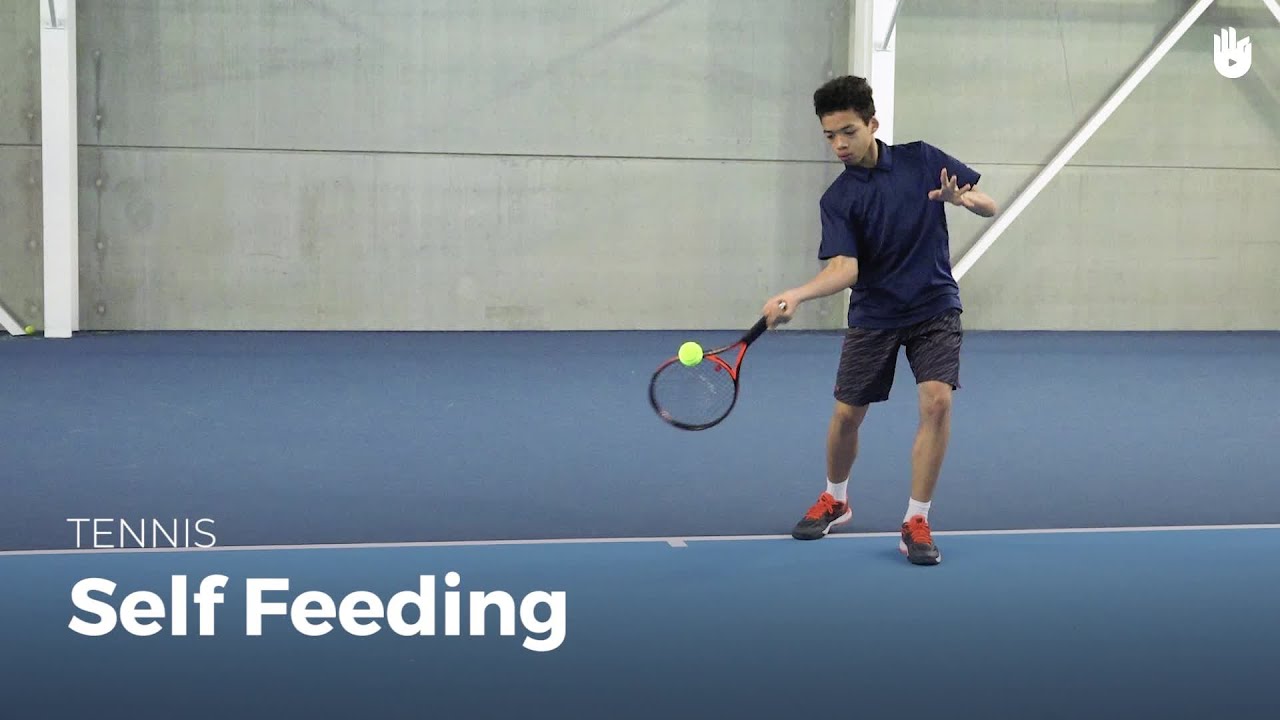 Self Feeding How to Play Tennis Sikana