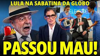 😱 LULA NA SABATINA DA GLOBO QUASE SAI DE AMBULÂNCIA APÓS PERGUNTAS GRAVISSÍMAS