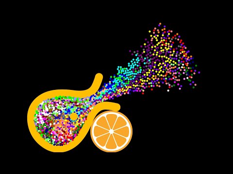 Marble Explosion Cannon - Proliferation Survival Marble Race in Algodoo