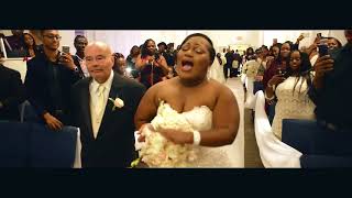 Bride Sings To Groom While Walking Down The Isle | Very Touching