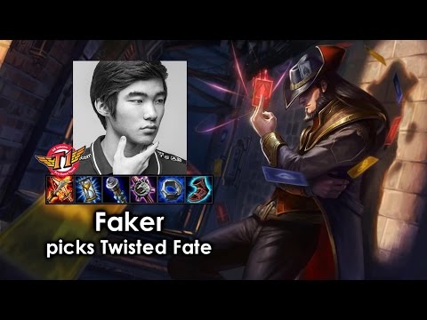 Faker picks Twisted Fate