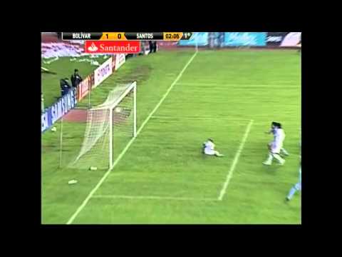 Libertadores:  Bolívar 2 a 1  Santos