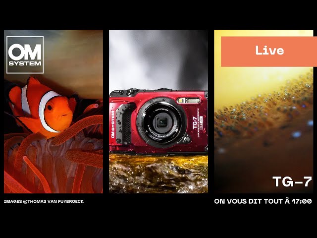 Vidéo OM SYSTEM TOUGH TG-7 Rouge + Batterie LI-92B OFFERTE