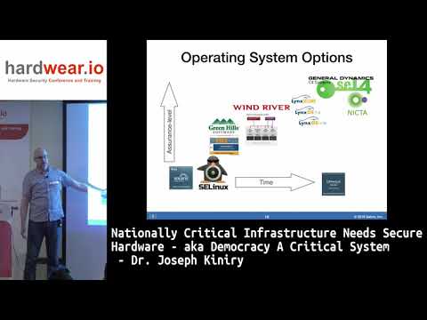 Nationally Critical Infrastructure needs Secure Hardware | Dr. Joseph Kiniry | hardwear.io USA 2019