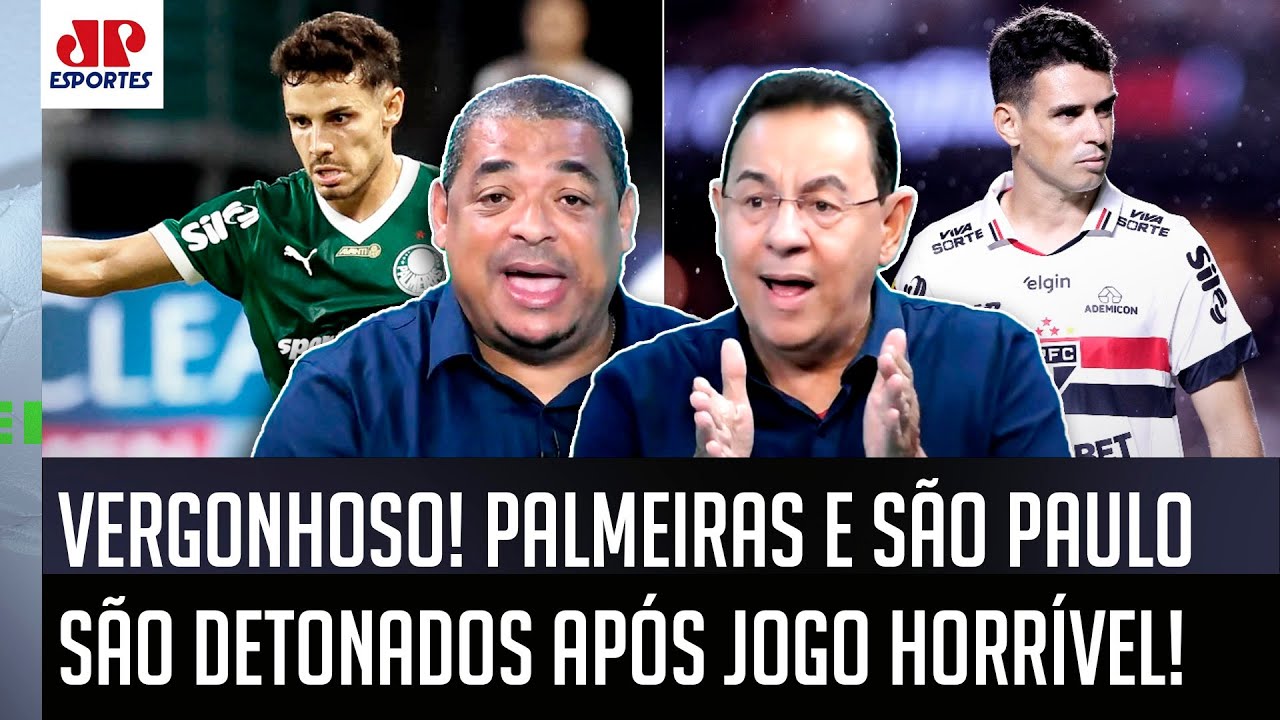 "QUE LIXO!!! EU NUNCA VI ISSO!!! JOGAR BOLA HOJE EM DIA é uma..." Palmeiras x São Paulo é DETONADO!