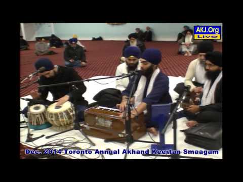 010 Toronto Dec. 2014 Smaagam - Monday Evening Keertan - Bh. Harjaap Singh Jee