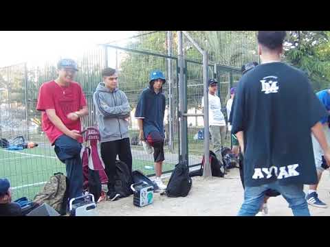 Batalla de free callejera 2018 Chile - Shikosons vs Ayzak