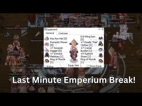 [Arcadia Online] Last Minute Emperium Break by Assassin! First clutch break with FixTraps Guild.