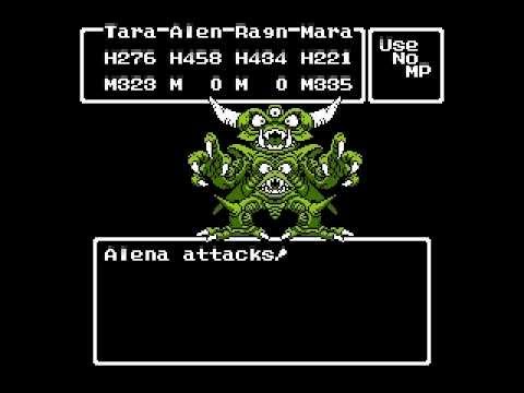 Dragon Warrior IV Necrosaro final boss battle