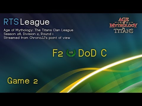 AoT S28, D2, R1, PoV - F2 vs. DoD|C, Game 2 - Age of Mythology: The Titans Clan League, Season 28