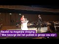 Baudet na mogelijke dreiging: 'Was bezorgd dat het publiek in gevaar zou zijn'