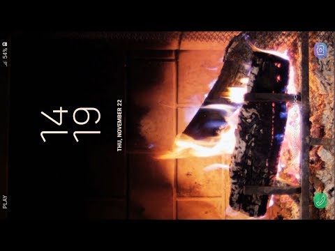 3d Fireplace Live Wallpaper Video