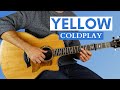 Yellow - Coldplay - Fingerstyle Guitar Lesson