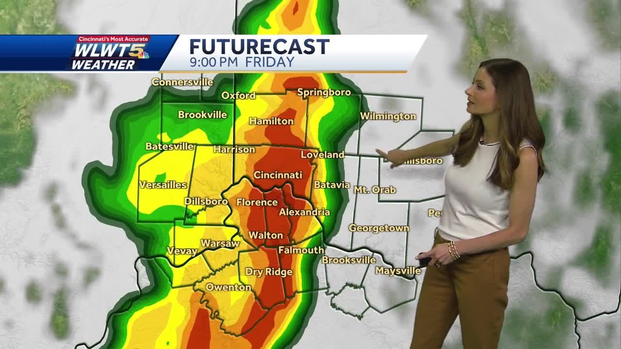 When severe storms could move through Friday night