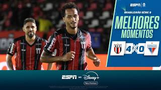 BOTAFOGO-SP ATROPELA O FORTALEZA NA 1ª RODADA DA SÉRIE B E GOLEIA POR 4 A 0 | MELHORES MOMENTOS