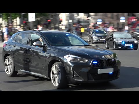 Unmarked BMW X2 (Roads Crime Team) & VCTF BMW 5 Series Responding in Trafalgar
