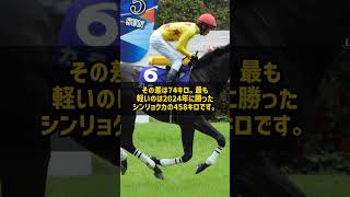 なぜ新潟記念は458キロも532キロも馬券になるのか 3着以内の馬体重74キロ差 #Shorts