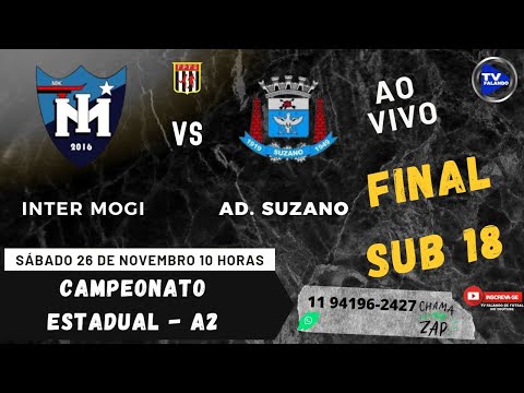 INTER MOGI X AD. SUZANO - SUB 18 - FINAL - CHAVE PRATA - (ESTADUAL  - A2 ) – TV FALANDO DE FUTSAL
