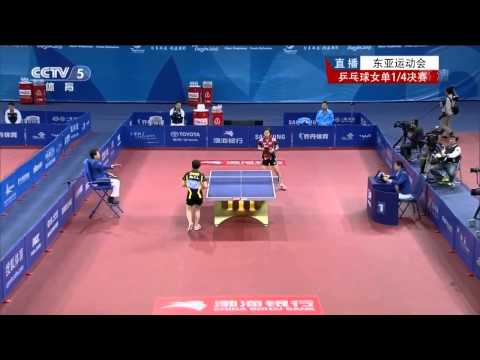 2013 East Asian Games (ws-qf) ZHU Yuling -  YANG Ha Eun [HD] [Full match]