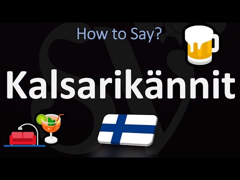 How to Pronounce Kalsarikännit? (UNDERWEAR DRINKING!) | Finnish Pronunciation