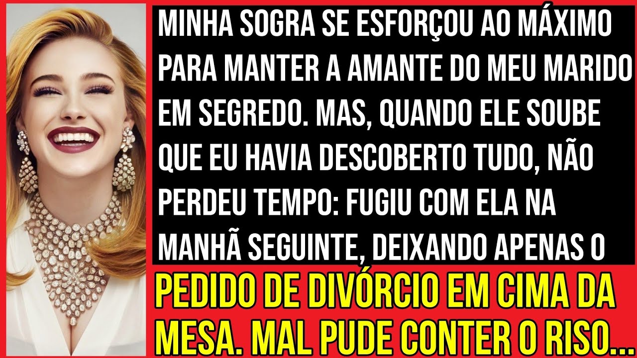 Minha sogra se esforçou ao máximo para manter a amante do meu marido em segredo. Mas, quando ele...