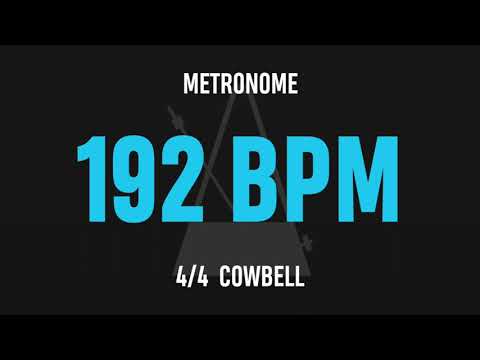 192 BPM 4/4 - Best Metronome (Cowbell)