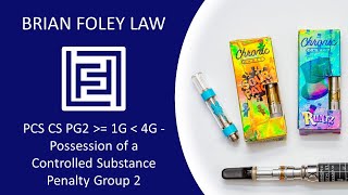 PCS CS PG2 = 1G  4G - Possession of a Controlled Substance Penalty Group 2 Texas Montgomery County