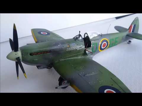 From the box! Spitfire Mk XVI Heller 1:72 Full build.