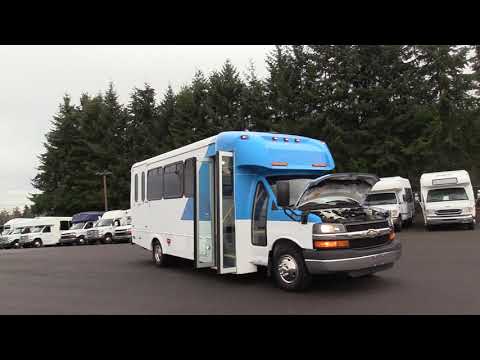 2016 Chevrolet Glaval Titan II 14 Passenger Shuttle Bus - S36364