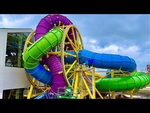America’s First Rotating Slide - The Medusa's Slidewheel Ride at Mt. Olympus Waterpark