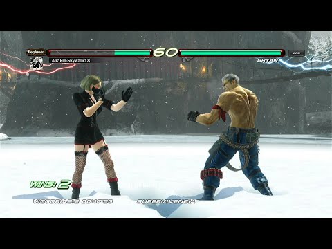 Anna Willians vs Bryan - Tekken 6 ( Uchiha x24 ) PS3