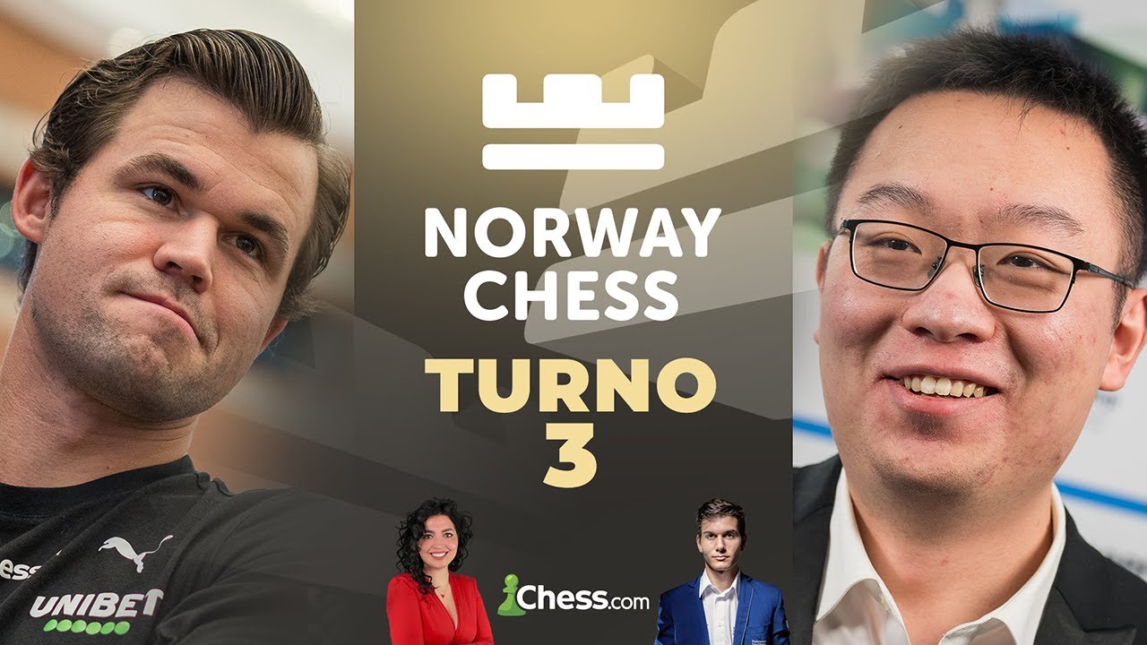 CARLSEN vs WEI YI, GUKESH vs NAKAMURA, CARUANA vs ERIGAISI | Norway Chess 2025 - Turno 3