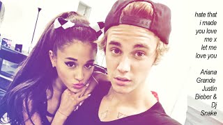 Download lagu hate that i made you love me x Let Me Love You (Mashup) Ariana Grande x Justin Bieber & Dj Snake mp3