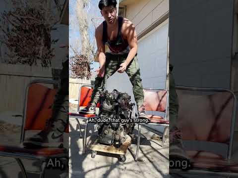Deadlifting an engine