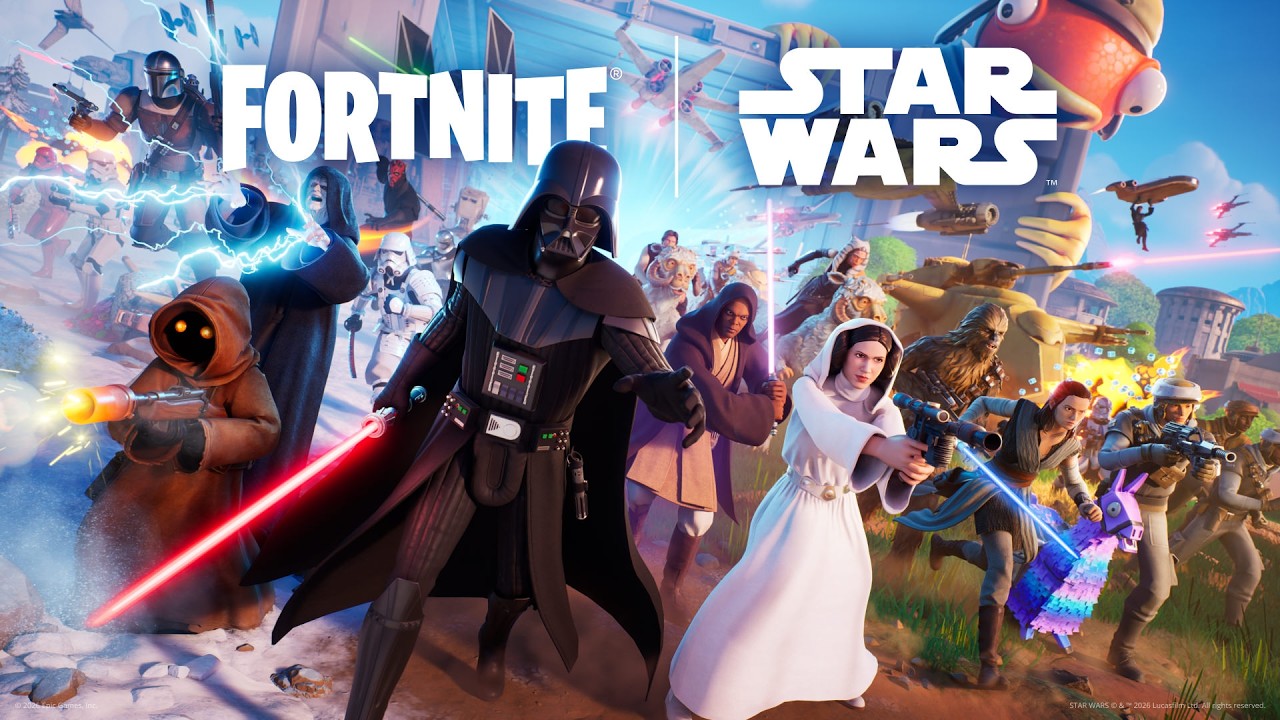 A Galaxy of New Star Wars Games are Coming to Fortnite — More than Ever Before