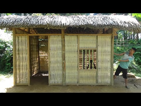 Full Video: 180 days of building a bamboo house on the farm has been completed, Green forest life