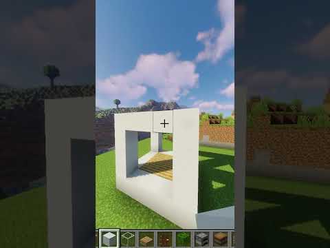 🔥EPIC Minecraft Cube House Build! #shorts🔥