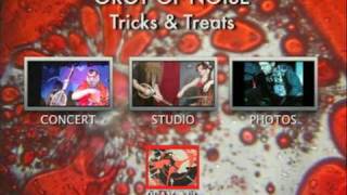 DVD MENU for Tricks & Treats by Orgy Of Noise - Halloween Concert & Studio Sessions & Photos