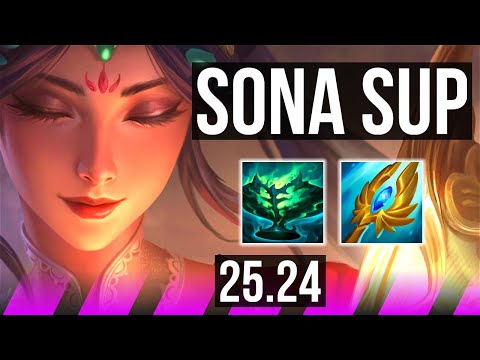 SONA & Jinx vs BLITZCRANK & Ashe (SUP) | NA Master | 25.24