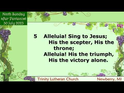 9th Sunday after Pentecost