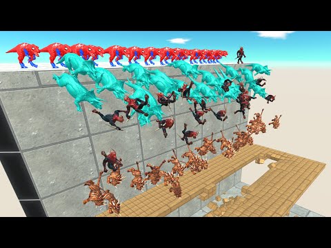 Colors Run To Get a Gold Pig #13 | Animal Revolt Battle Simulator