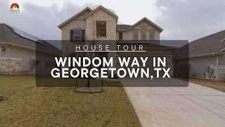 MLS House Tour: 324 Windom Way in Georgetown, TX - Home with High Ceilings and Elegant Finishes